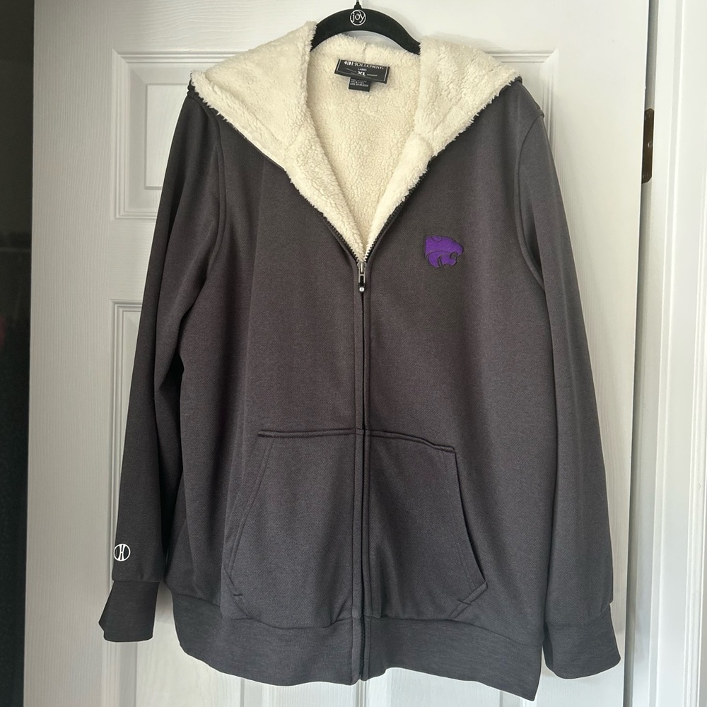 Women’s Kansas State Sherpa Lined Full Zip Jacket